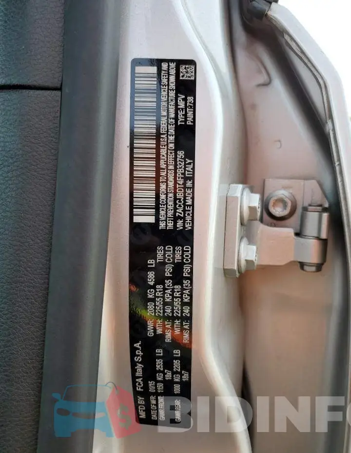 ZACCJBDT4FPB32756 Photo# 10
