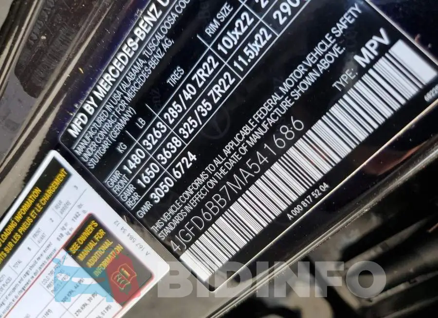 4JGFD6BB7MA541686 Photo# 10