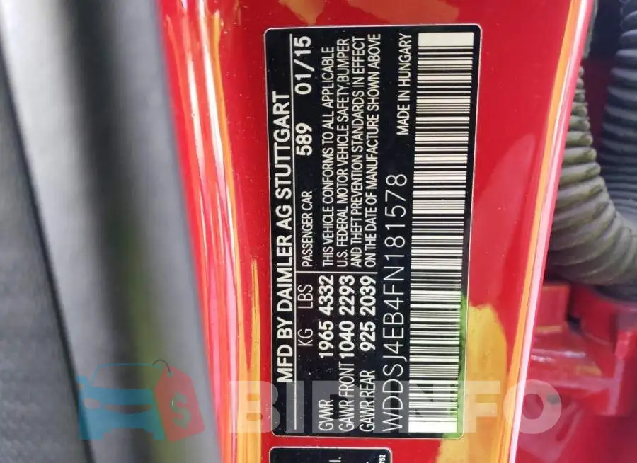 WDDSJ4EB4FN181578 Photo# 10