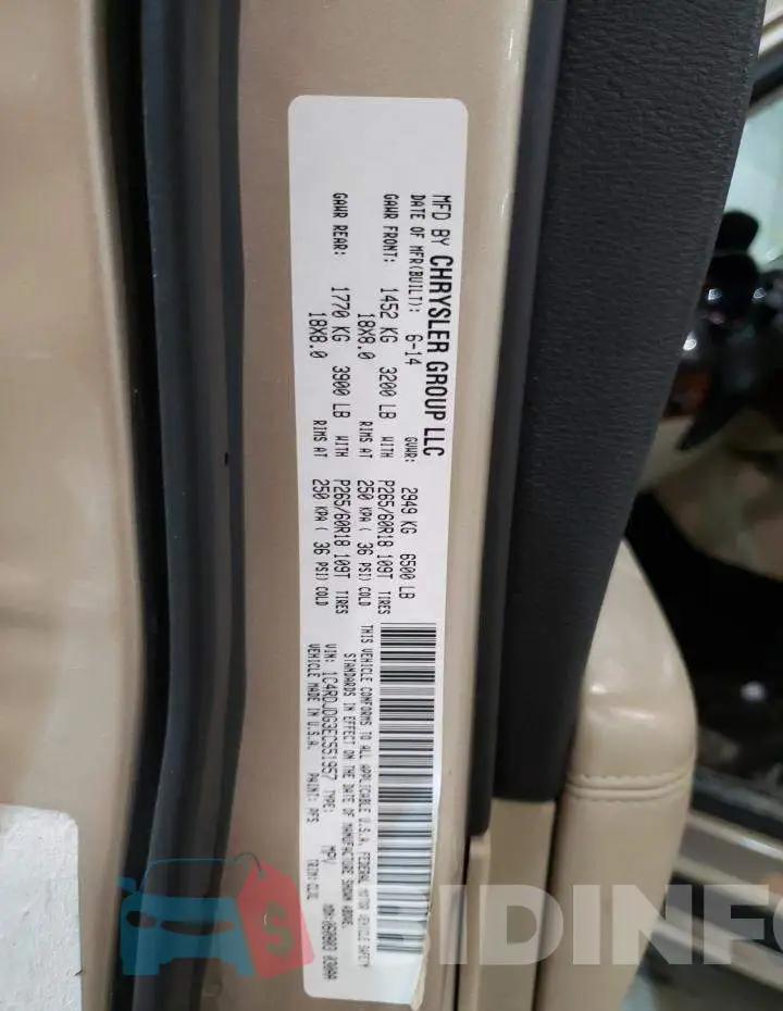 1C4RDJDG3EC551957 Photo# 10