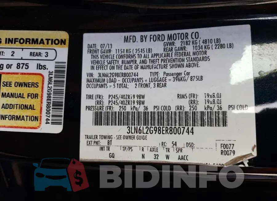 3LN6L2G98ER800744 Photo# 12