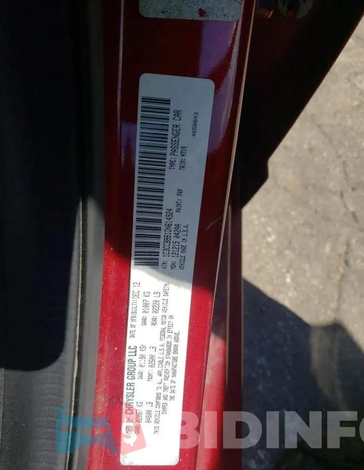 1C3CCBBB1DN614924 Photo# 10
