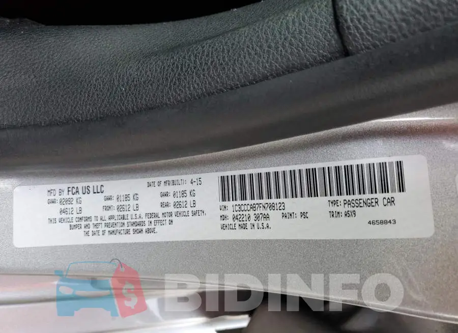 1C3CCCAB7FN708123 Photo# 10