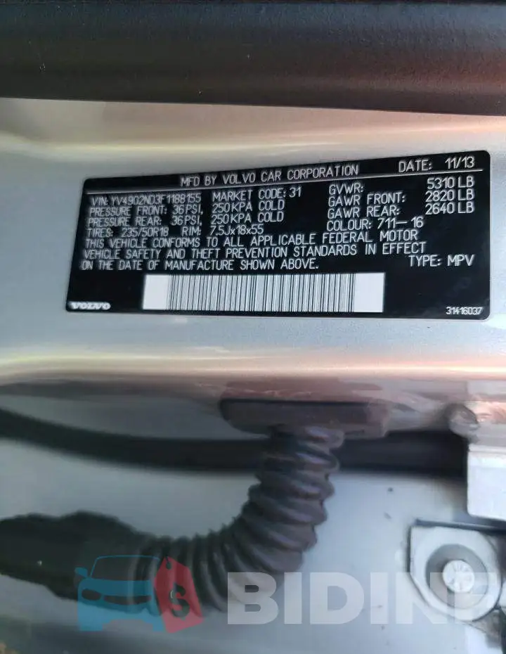 YV4902ND3F1188155 Photo# 10