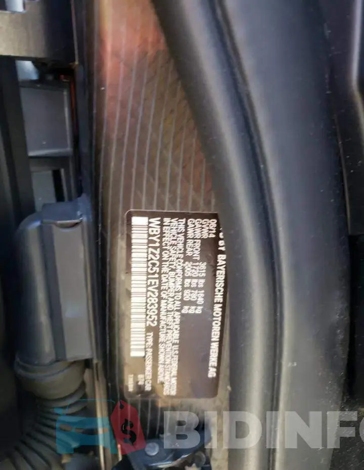 WBY1Z2C51EV283952 Photo# 10