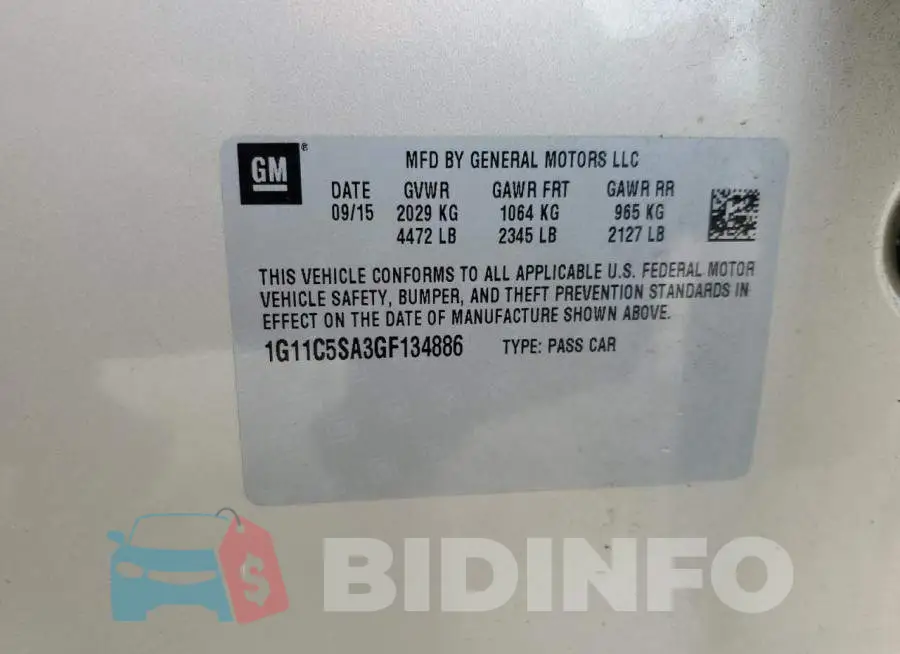 1G11C5SA3GF134886 Photo# 10