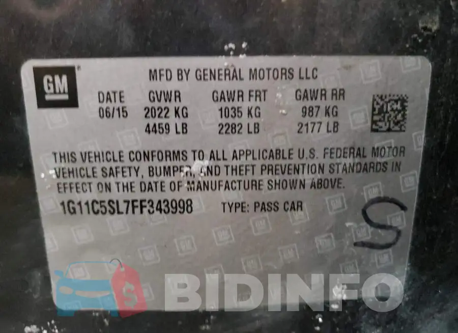 1G11C5SL7FF343998 Photo# 12