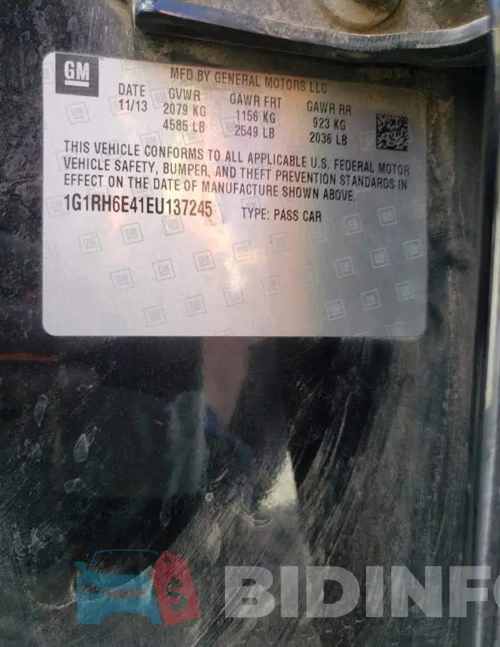 1G1RH6E41EU137245 Photo# 10