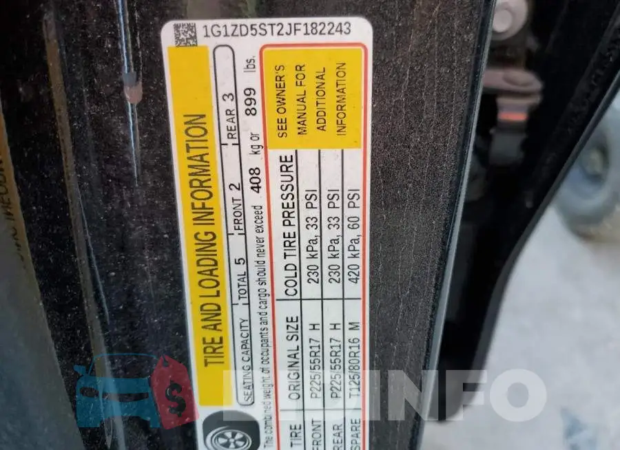 1G1ZD5ST2JF182243 Photo# 10