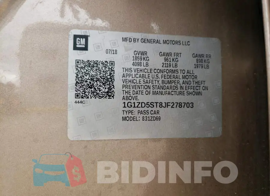 1G1ZD5ST8JF278703 Photo# 10