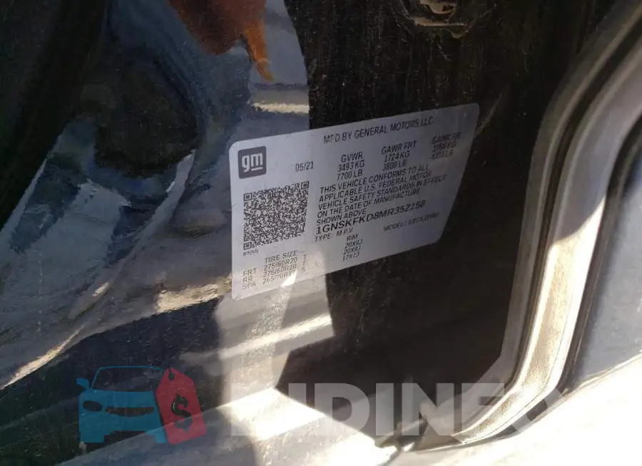 1GNSKFKD8MR352158 Photo# 10