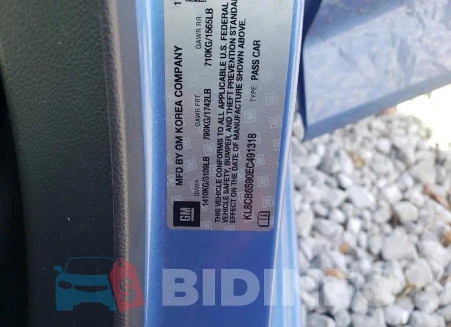 KL8CB6S90EC491318 Photo# 10