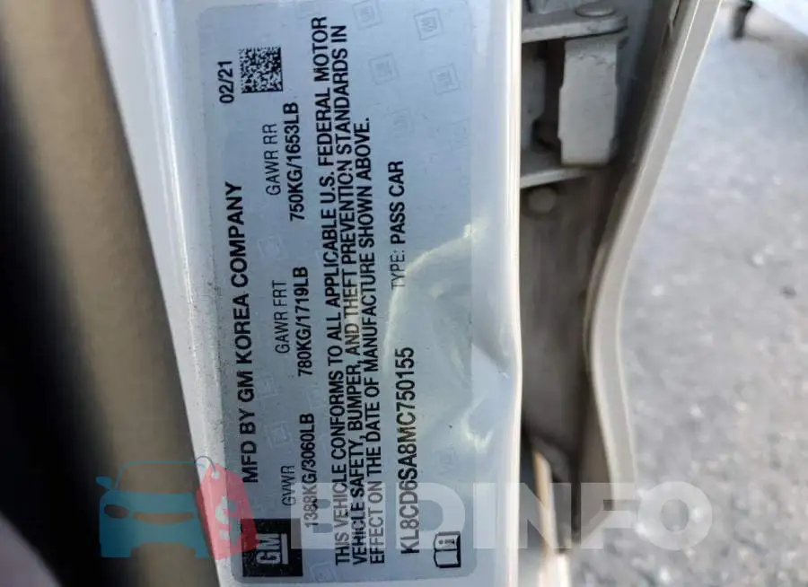 KL8CD6SA8MC750155 Photo# 12