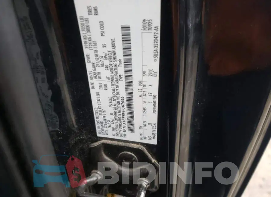 1FTFX1EF8FFC67045 Photo# 10