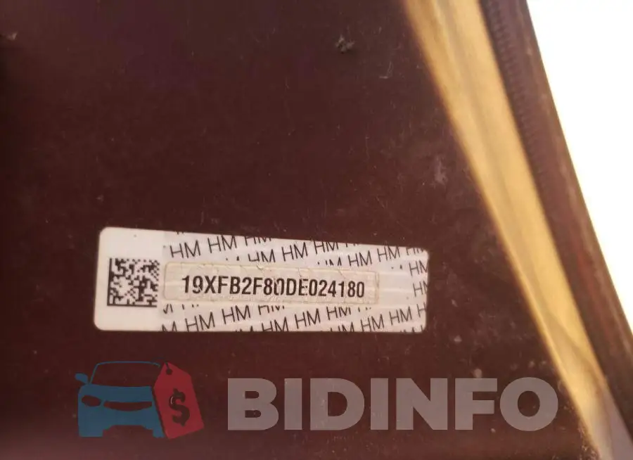 19XFB2F80DE024180 Photo# 10
