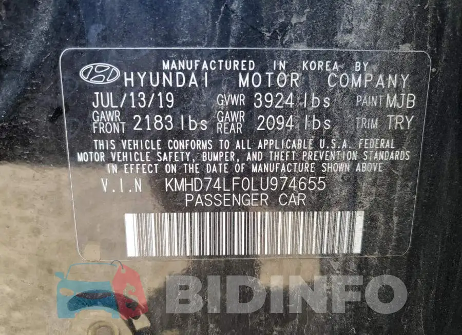 KMHD74LF0LU974655 Photo# 10