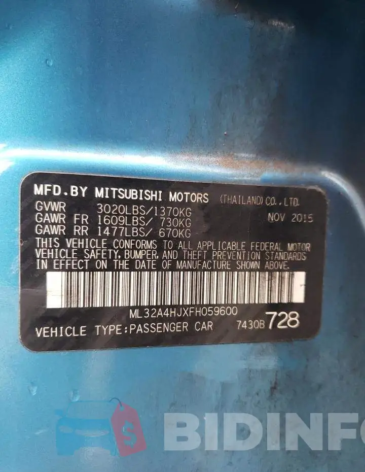 ML32A4HJXFH059600 Photo# 12