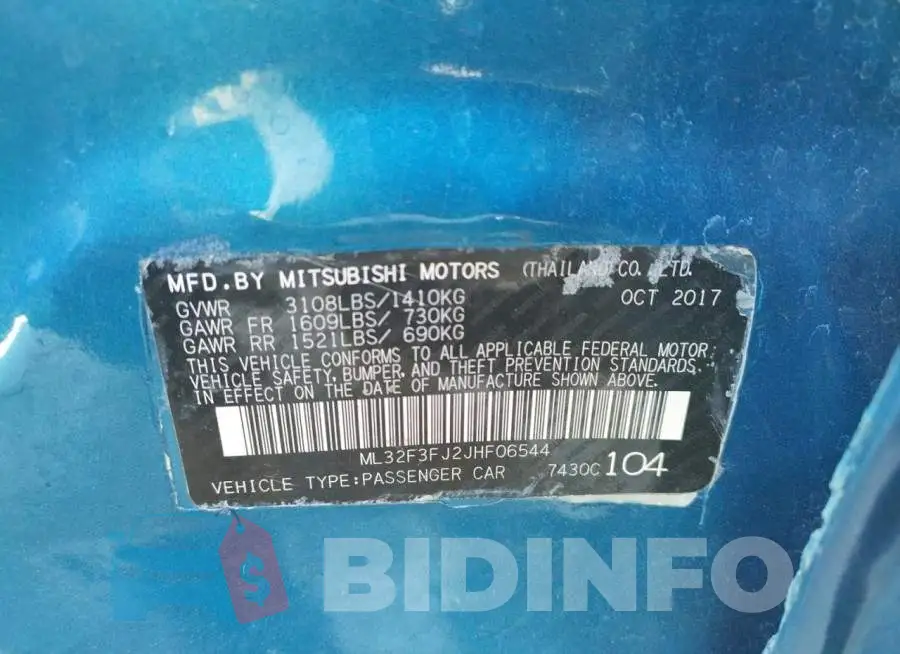 ML32F3FJ2JHF06544 Photo# 10