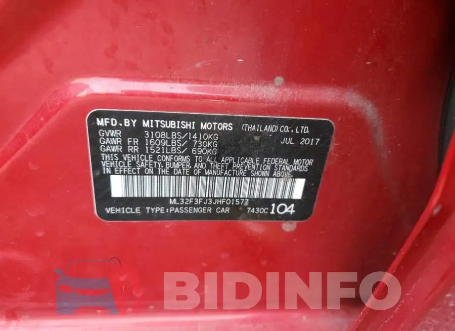 ML32F3FJ3JHF01577 Photo# 10