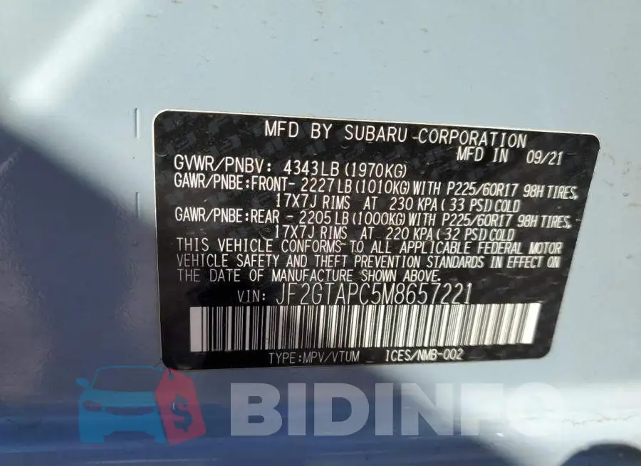JF2GTAPC5M8657221 Photo# 10