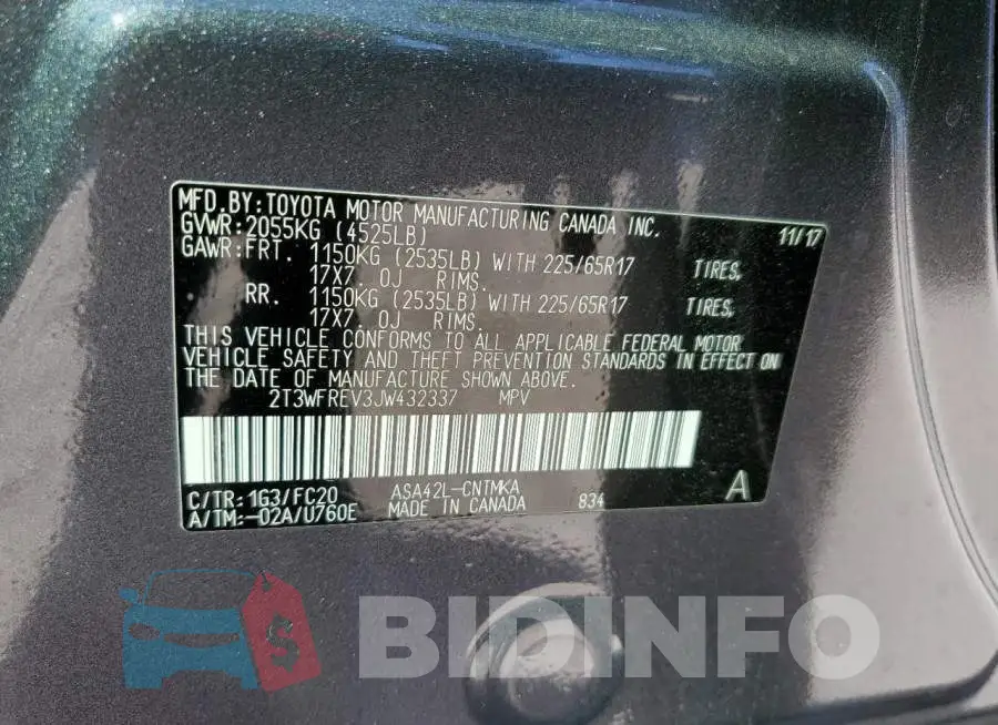 2T3WFREV3JW432337 Photo# 10