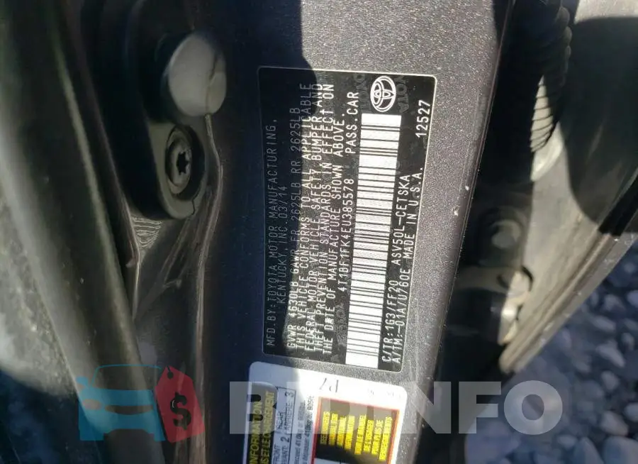 4T1BF1FK4EU385578 Photo# 12