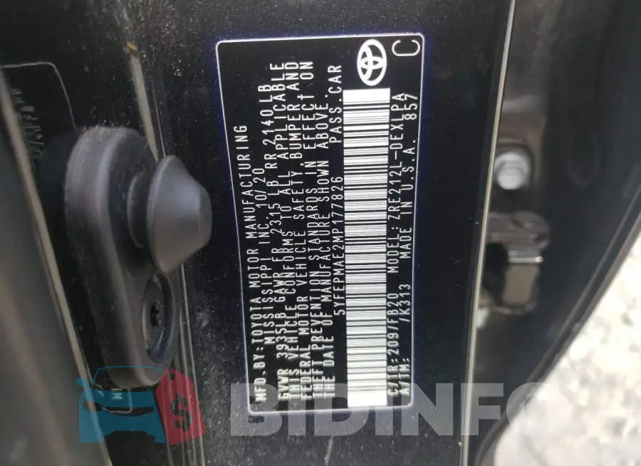 5YFEPMAE2MP177826 Photo# 10