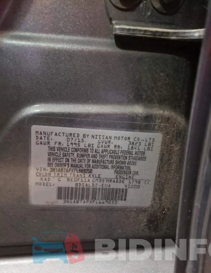 3N1AB7APXFL669250 Photo# 10