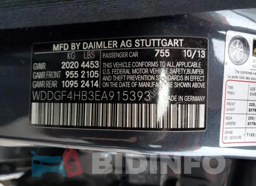 WDDGF4HB3EA915393 Photo# 13
