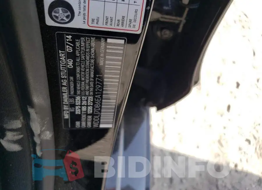 WDDLJ7DB6EA129771 Photo# 10