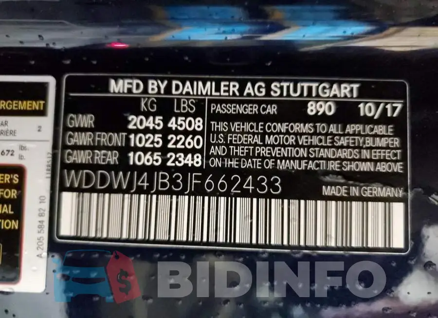 WDDWJ4JB3JF662433 Photo# 10