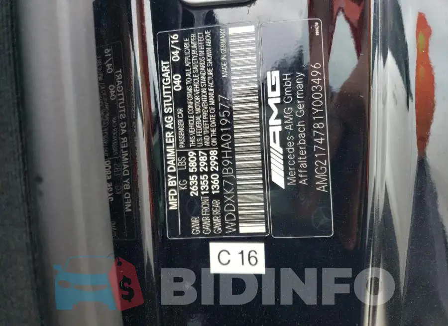 WDDXK7JB9HA019577 Photo# 12