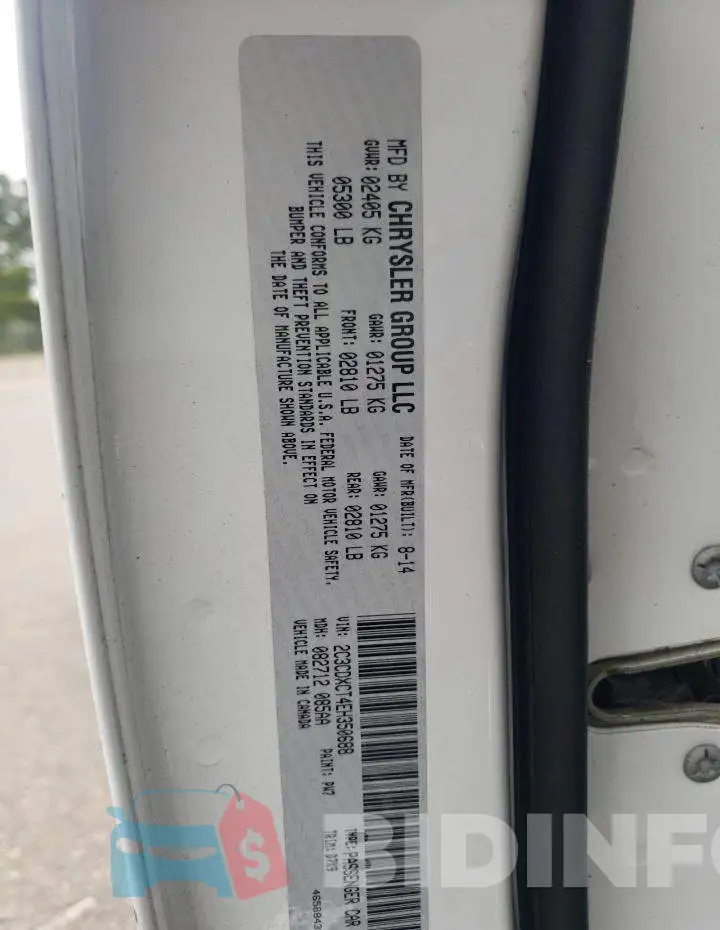 2C3CDXCT4EH350688 Photo# 10