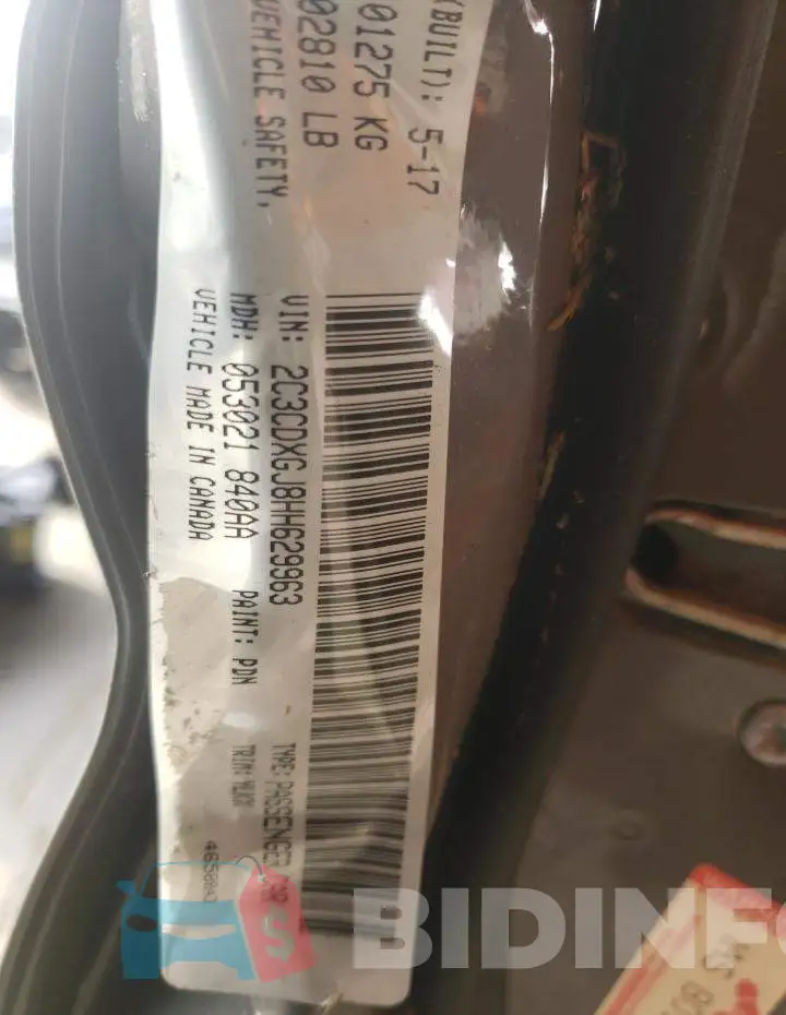 2C3CDXGJ8HH629963 Photo# 10