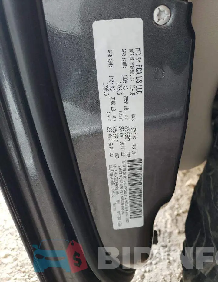 2C4RDGCGXKR596109 Photo# 10