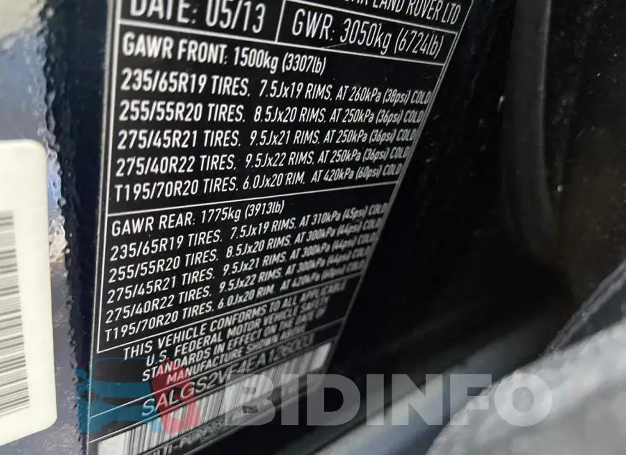 SALGS2VF4EA126003 Photo# 11
