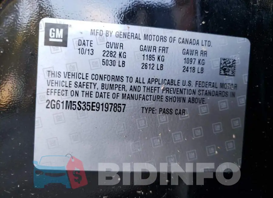 2G61M5S35E9197857 Photo# 10