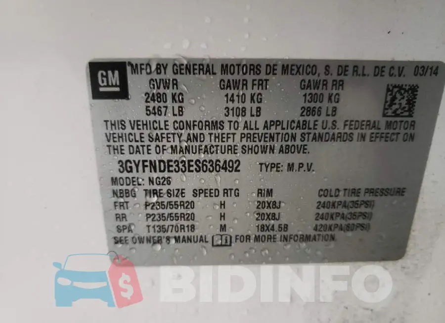 3GYFNDE33ES636492 Photo# 10