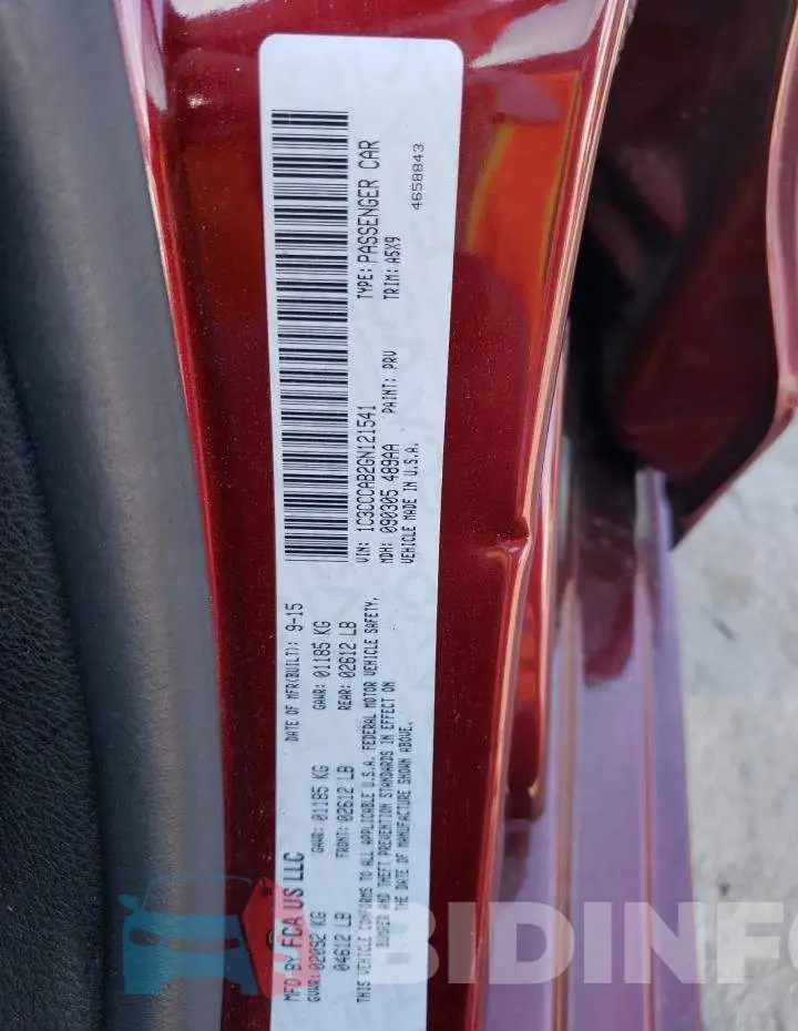 1C3CCCAB2GN121541 Photo# 12