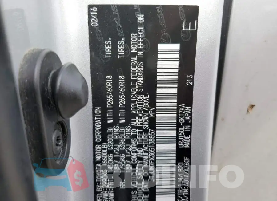 JTJJM7FX3G5138857 Photo# 10