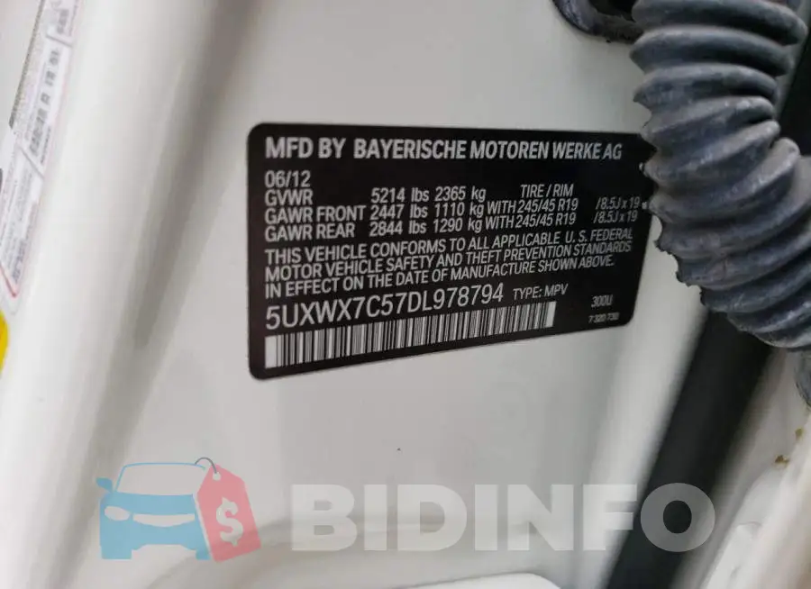 5UXWX7C57DL978794 Photo# 13