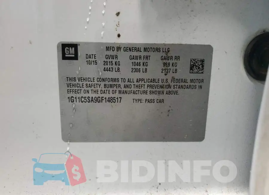 1G11C5SA9GF148517 Photo# 12