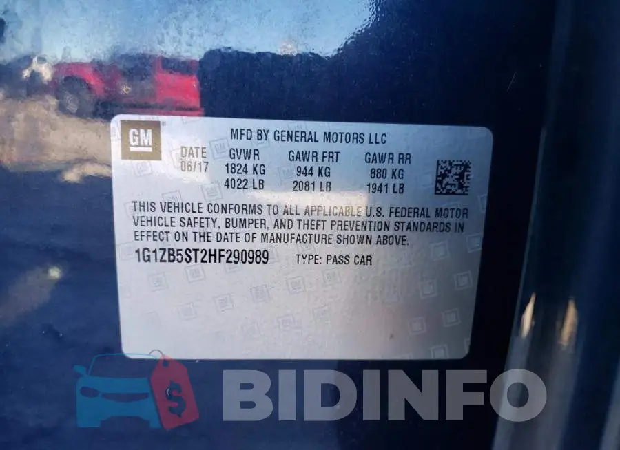 1G1ZB5ST2HF290989 Photo# 10
