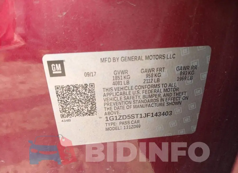 1G1ZD5ST1JF143403 Photo# 10