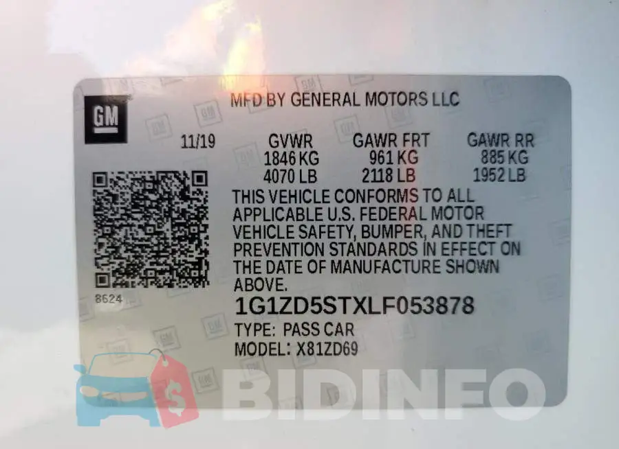 1G1ZD5STXLF053878 Photo# 12