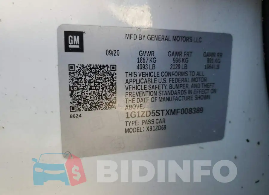 1G1ZD5STXMF008389 Photo# 12