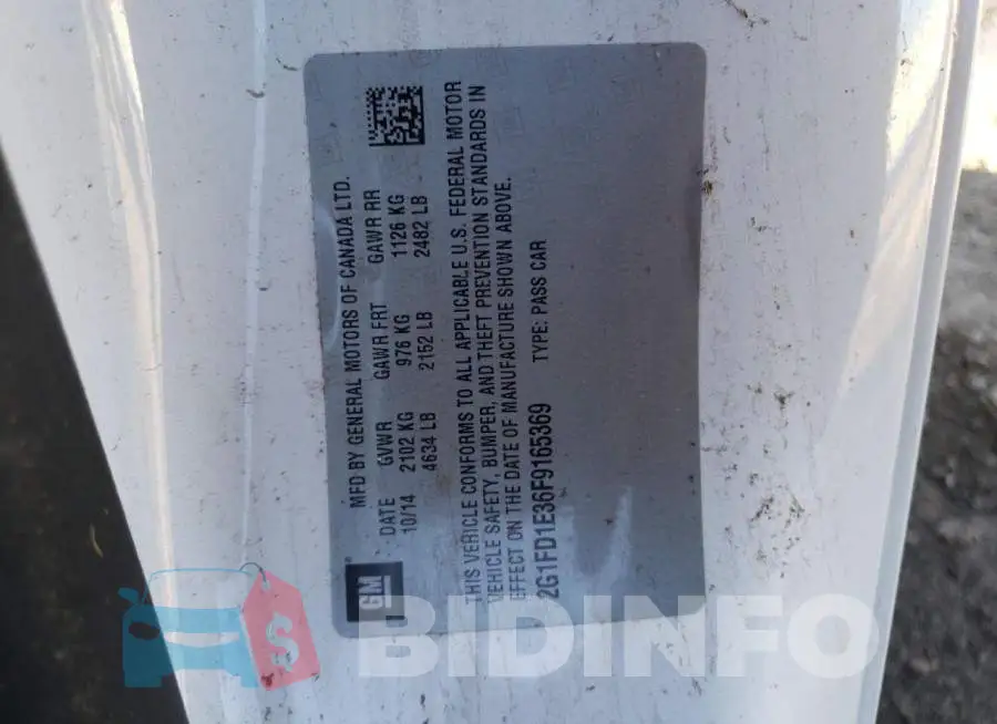 2G1FD1E36F9165369 Photo# 10