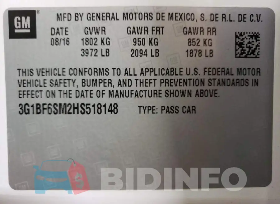 3G1BF6SM2HS518148 Photo# 10