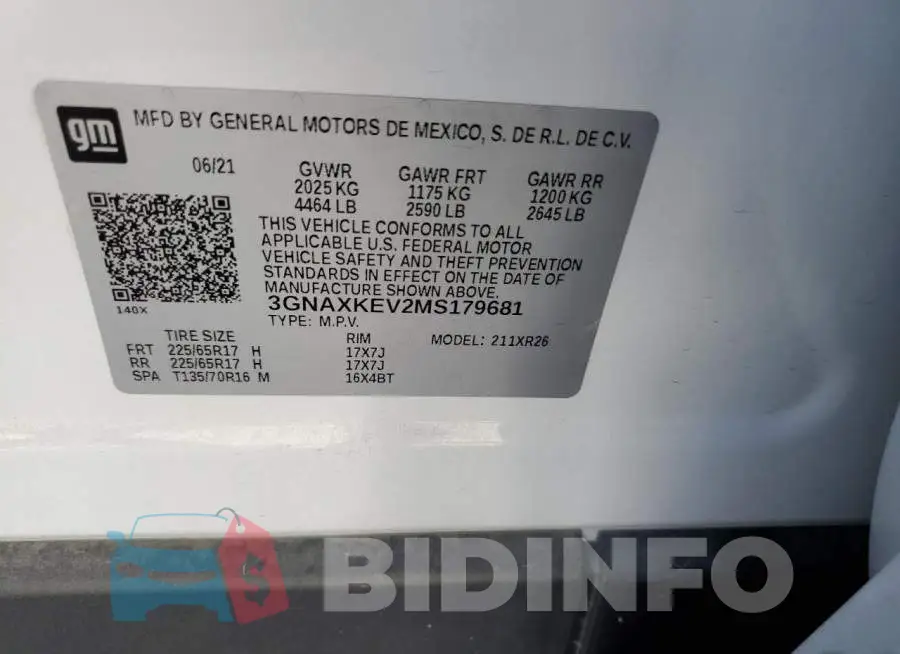 3GNAXKEV2MS179681 Photo# 13