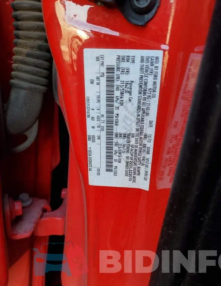 1FADP3F22DL222010 Photo# 12